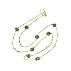 Island station necklace, handmade by Anitanja Lawaetz